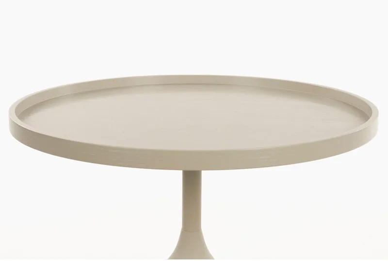 Jason Salontafel Rond 69 cm Beigen de Zuiver en Beige – photo du produit