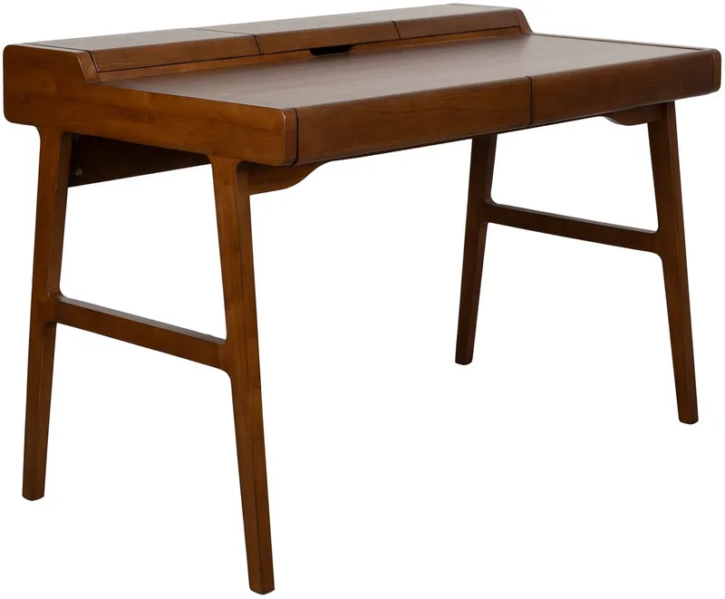 Kaat Bureau Walnootkleur by Zuiver in Bruin – product photo