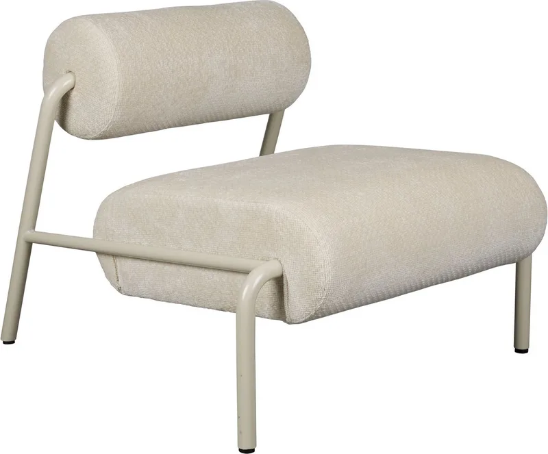 Lekima Loungestoel Off-White van Zuiver in Beige – productfoto