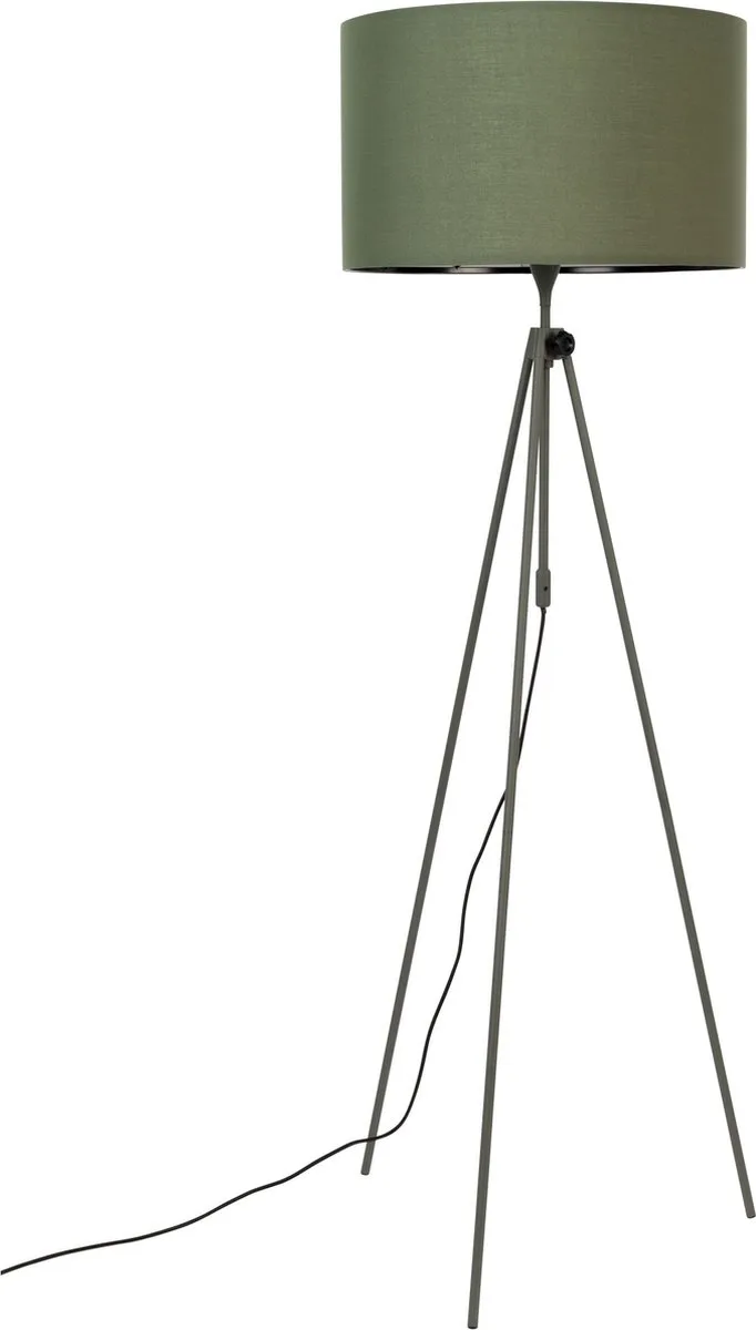 Lesley Vloerlamp Met Driepoot van Zuiver in Groen – productfoto