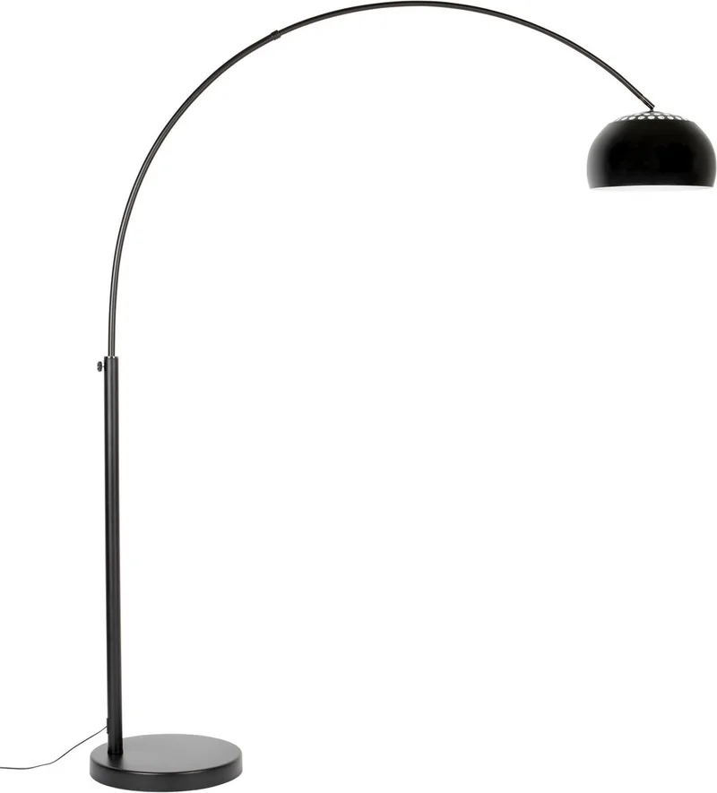 Metal Bow Vloerlamp/ Booglamp de Zuiver en Zwart – photo du produit