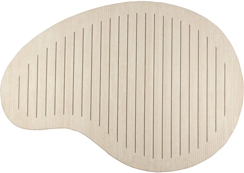 Mister Vloerkleed Organische vorm 200 x 290 cm by Zuiver in Beige – product photo