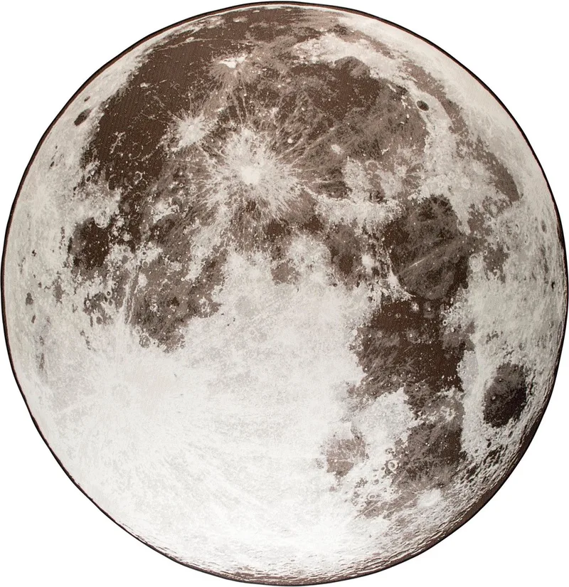 Moon Buiten Vloerkleed Rond '280 by Zuiver in Grey – product photo