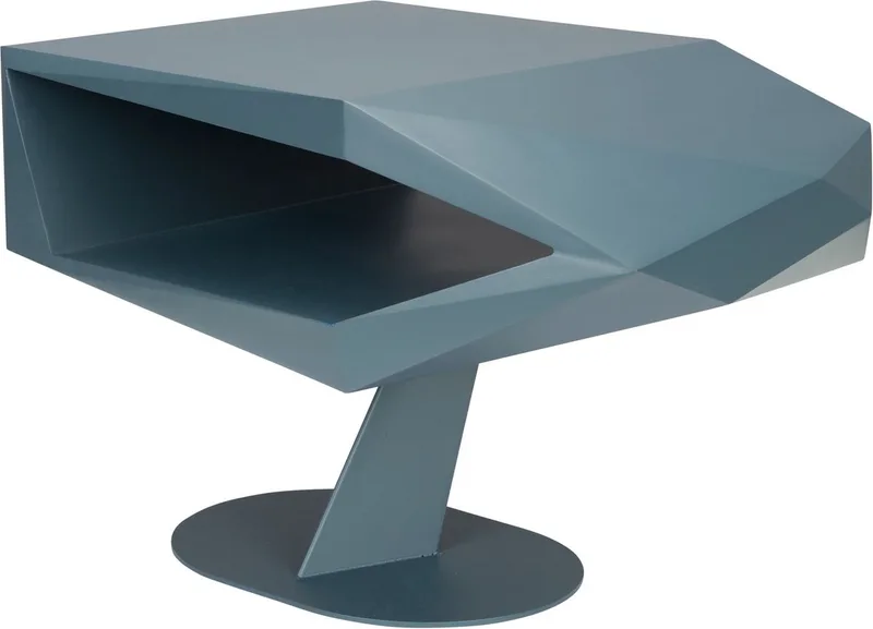 North Bijzettafel Blauw van Zuiver in Zwart – productfoto