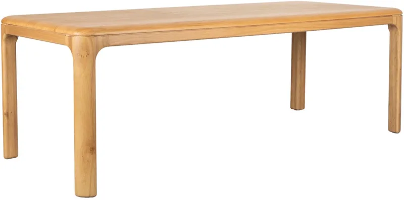 Oever Eettafel 220 cm Naturel von Zuiver in Beige – Produktfoto