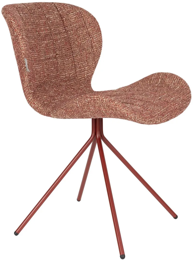 OMG Eetkamerstoelen Terra/ - Set van 2 von Zuiver in Rood – Produktfoto