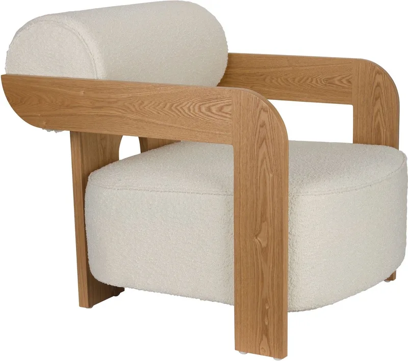 Oolong Fauteuil von Zuiver in Beige – Produktfoto