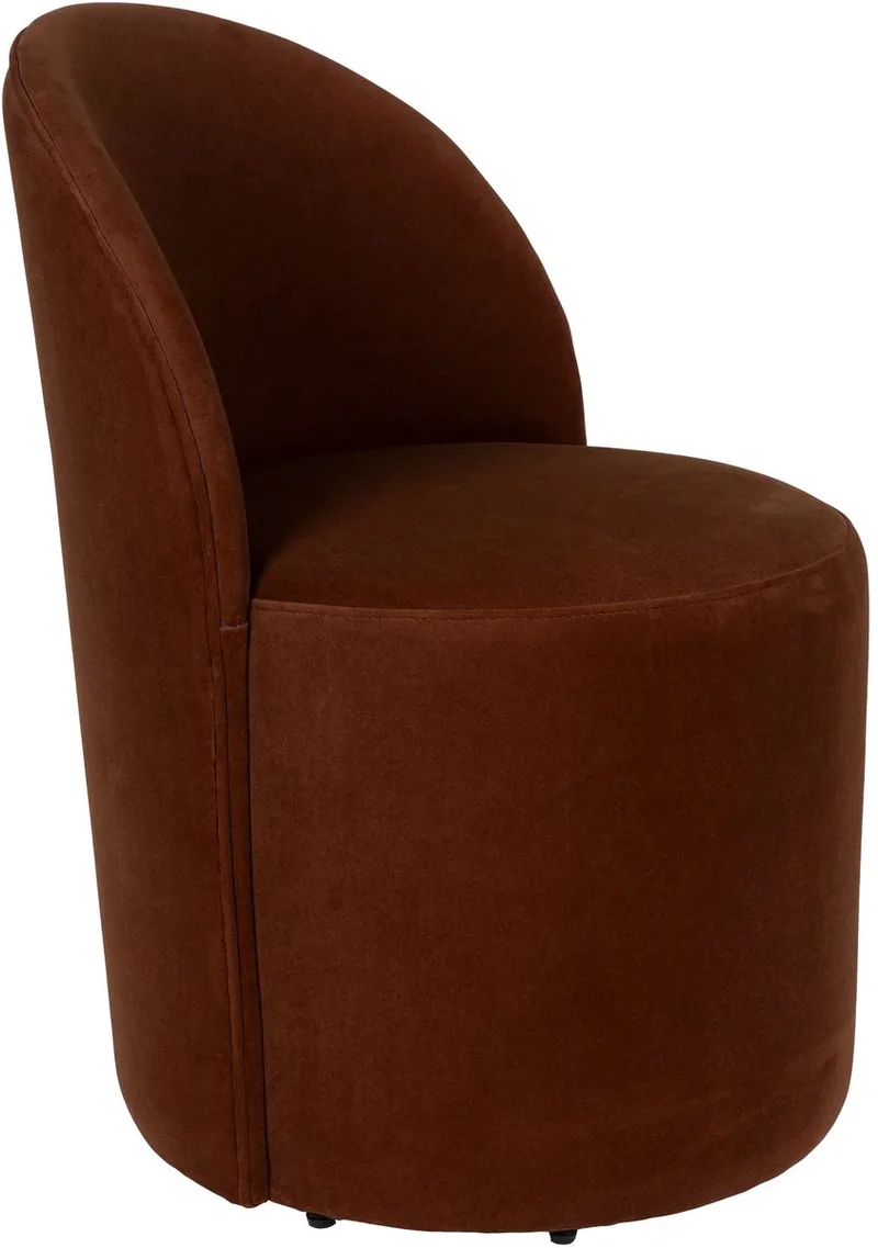 Plush Fauteuil von Zuiver in Bruin – Produktfoto