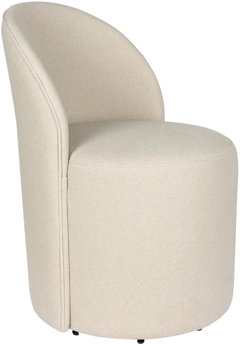 Plush Feuteuil von Zuiver in Beige – Produktfoto