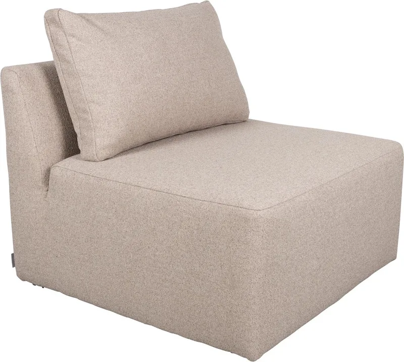 Prosper Bank Element 1-seater Cappuccino von Zuiver in Beige – Produktfoto