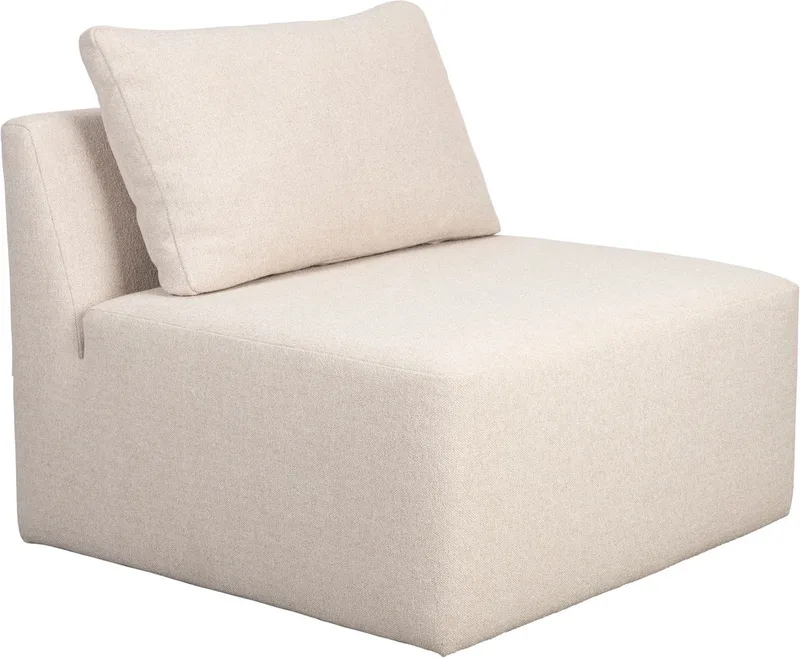 Prosper Bank Element 1-seater Sand von Zuiver in Crème – Produktfoto