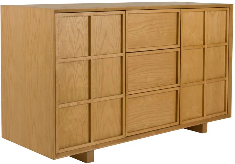 Raster Dressoir Hoog van Zuiver in Naturel – productfoto