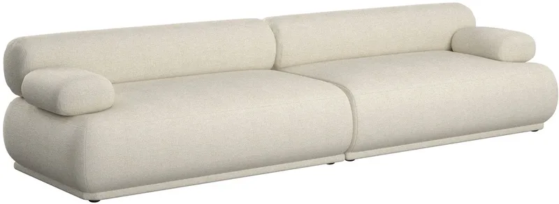 Rembrandt 3-zitsbank von Zuiver in Beige – Produktfoto