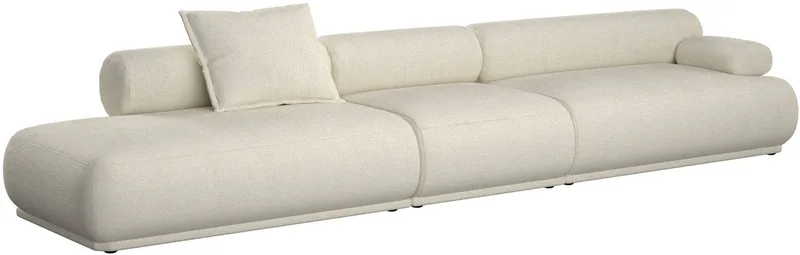 Rembrandt 4,5-Zitsbank Rechts Beige von Zuiver in Beige Rechts – Produktfoto