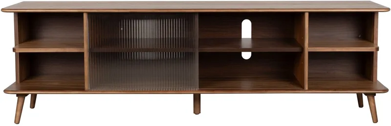 Rise Dressoir 180 cm Hout Walnootkleur von Zuiver in Bruin – Produktfoto