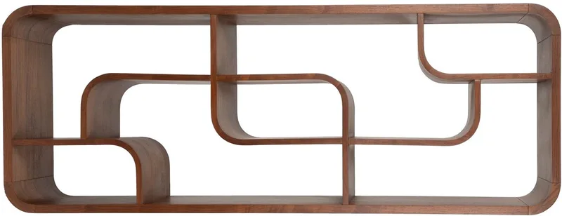 Seven Kast Walnoot van Zuiver in Bruin – productfoto