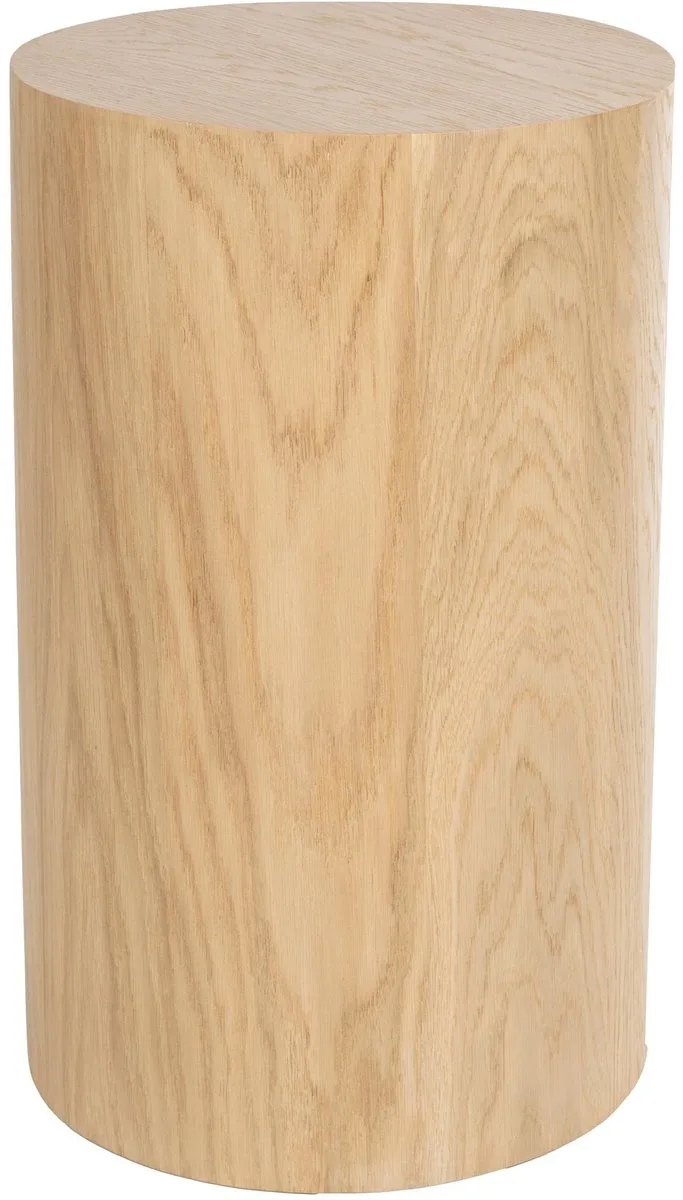 Silo Bijzettafel/ Pilaar 32 cm Hout von Zuiver in Naturel – Produktfoto