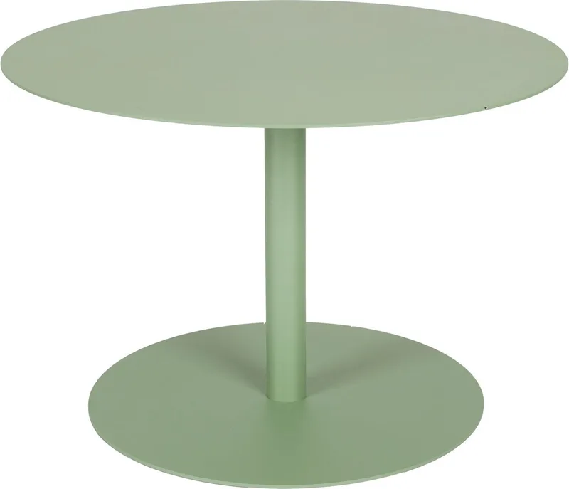 Snow Salontafel Rond 60 cm Metaal von Zuiver in Groen – Produktfoto
