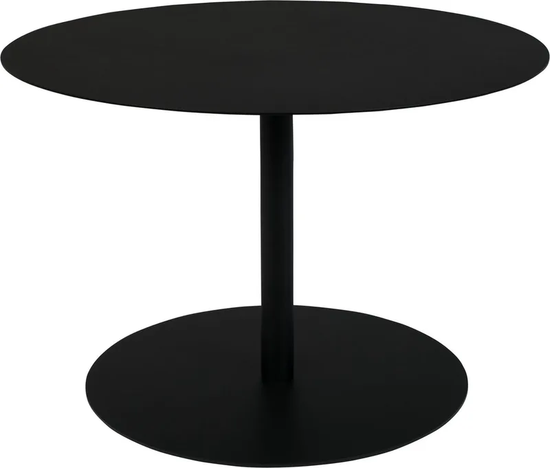 Snow Salontafel Rond 60 cm Metaal von Zuiver in Zwart – Produktfoto