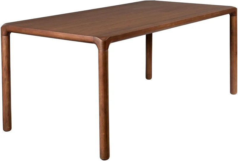 Storm Eettafel 160x90 cm Hout Walnoot von Zuiver in Bruin – Produktfoto