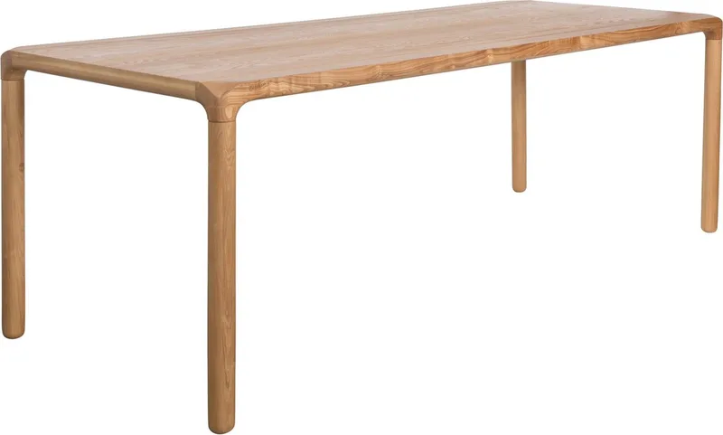 Storm Eettafel 220x90 cm Hout von Zuiver in Naturel – Produktfoto