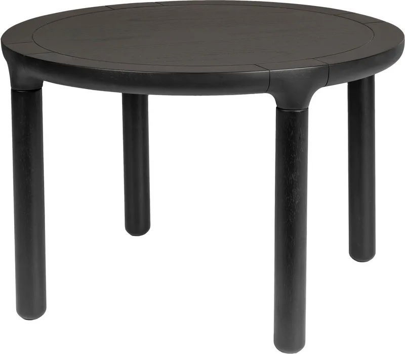 Storm Salontafel Rond 60 cm Hout von Zuiver in Zwart – Produktfoto