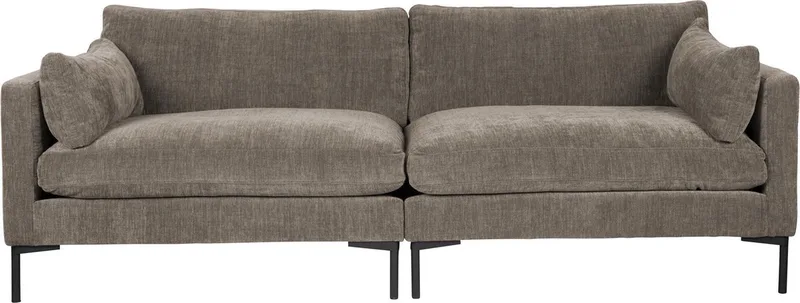 Summer 3-zitsbank van Zuiver in Coffee Taupe – productfoto
