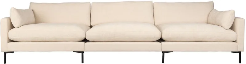 Summer 4,5-zitsbank van Zuiver in Beige – productfoto