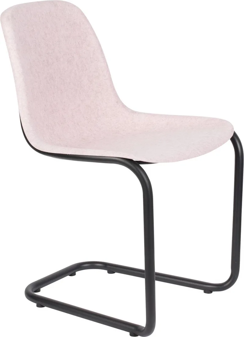 Thirsty Eetkamerstoelen - Set van 2 von Zuiver in Roze – Produktfoto