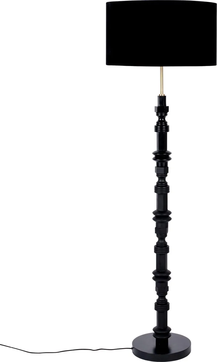 Totem Vloerlamp/ Staande Lamp van Zuiver in Zwart – productfoto