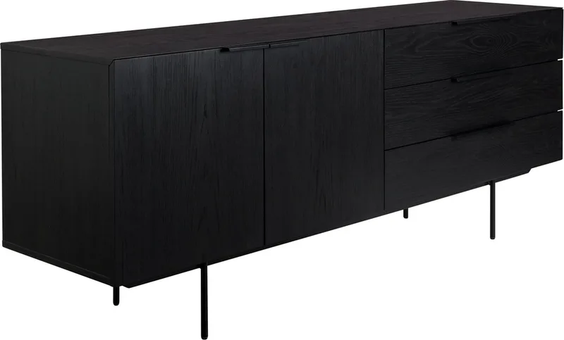 Travis Dressoir Eikenhout van Zuiver in Zwart – productfoto