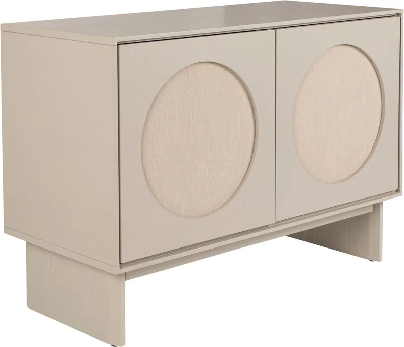 Twin Kast 2 Deuren Hout Beige van Zuiver in Grijs – productfoto