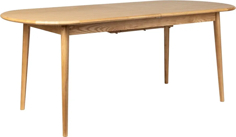 Twist Uitschuifbare Eettafel 185/240x90 cm Eikenhout van Zuiver in Beige – productfoto