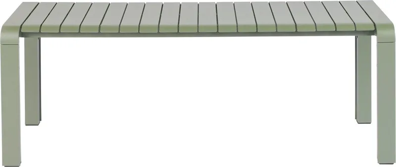 Vondel Tuinbank 129,5x45 cm van Zuiver in Groen – productfoto