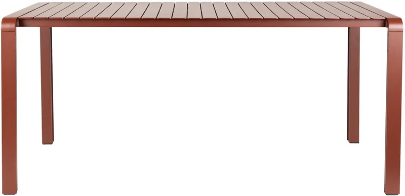 Vondel Tuintafel 168,5x87 cm van Zuiver in Rood – productfoto