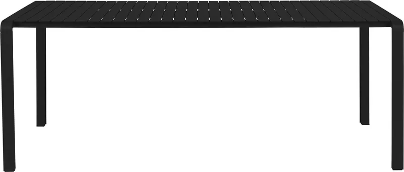 Vondel Tuintafel 214x97 cm Aluminium by Zuiver in Zwart – product photo