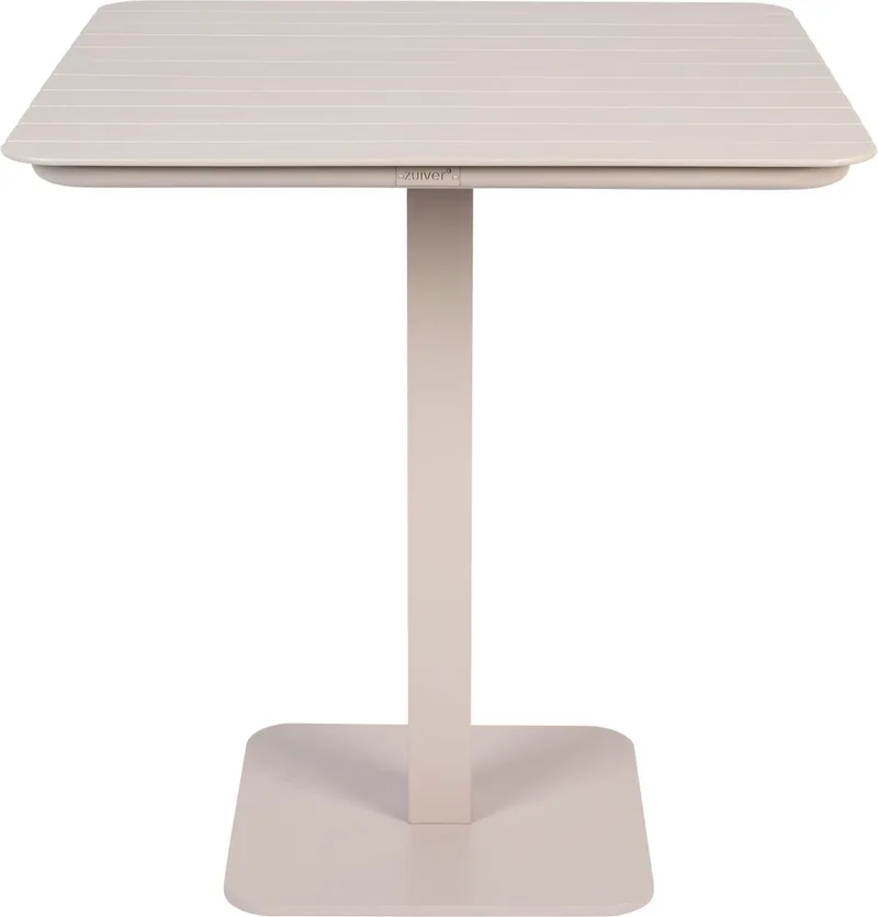 Vondel Tuintafel/ Bistrotafel Vierkant 71x71 cm Aluminium Clay by Zuiver in Wit – product photo