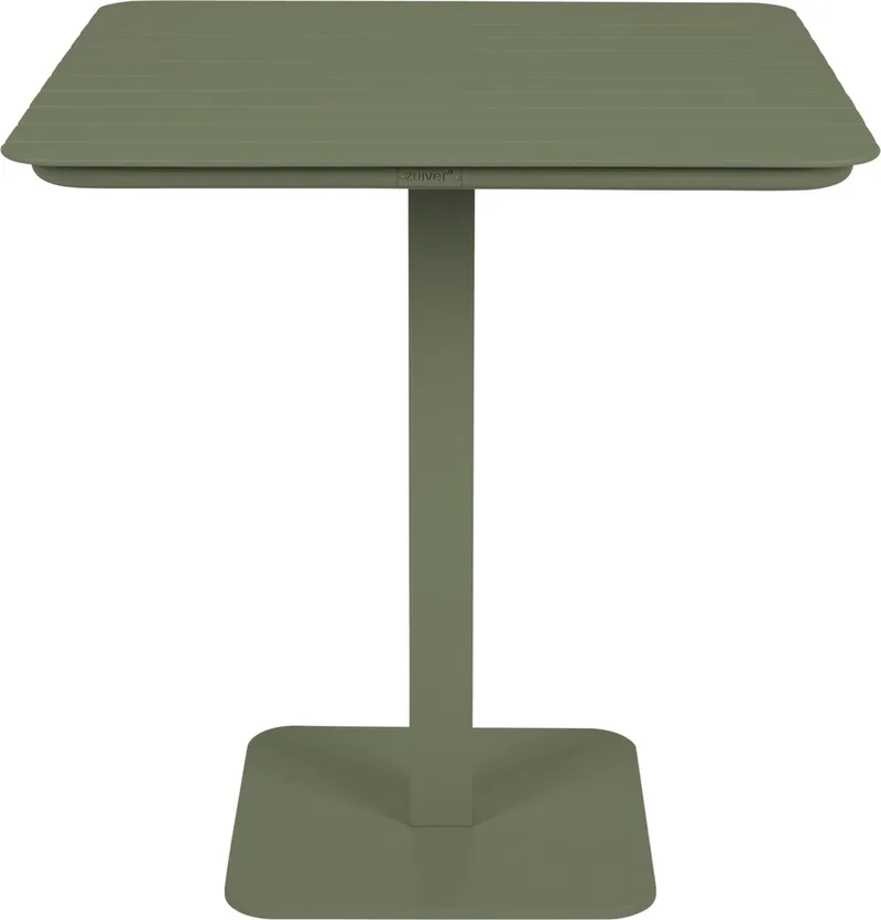 Vondel Tuintafel/ Bistrotafel Vierkant 71x71 cm Aluminium by Zuiver in Groen – product photo