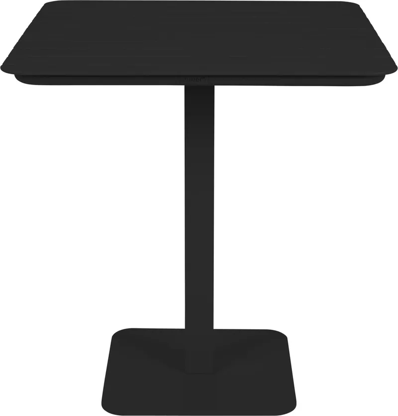 Vondel Tuintafel/ Bistrotafel Vierkant 71x71 cm Aluminium by Zuiver in Zwart – product photo