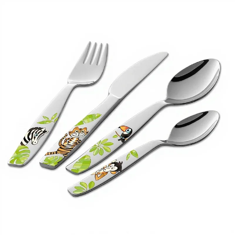 Dschungel-Kinderbesteck-Set 4-teilig de Zwilling – photo du produit