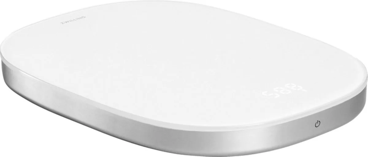 Enfinigy keukenweegschaal - Zilver - Digitaal - Zonder batterijen de Zwilling en Blanc – photo du produit