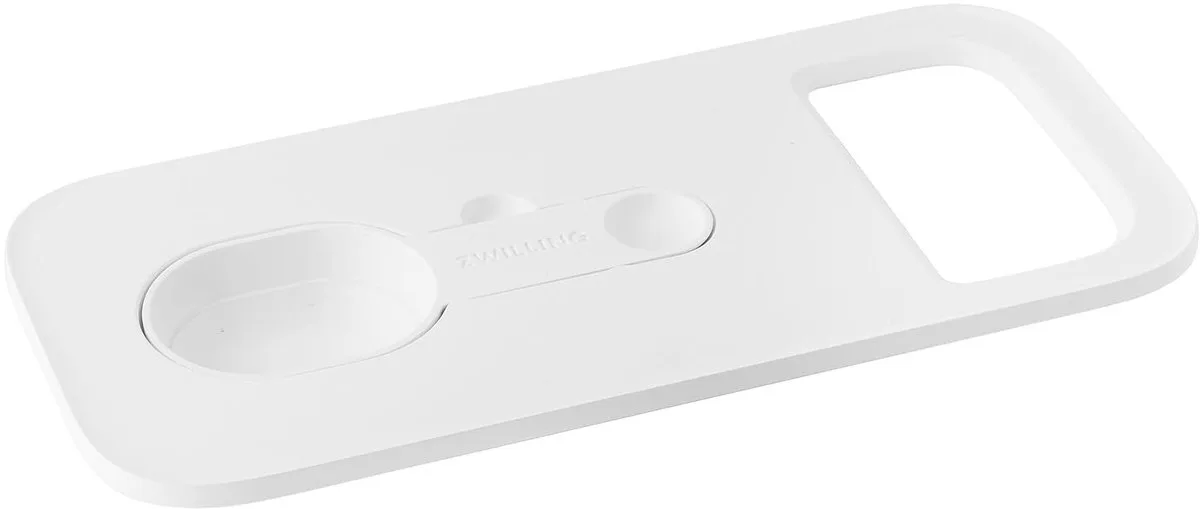 FRESH & SAVE CUBE 4 in 1 accessoire M, met maatlepel, voor CUBE-containers maat M/2M/3M, BPA-vrij plastic by Zwilling in White – product photo