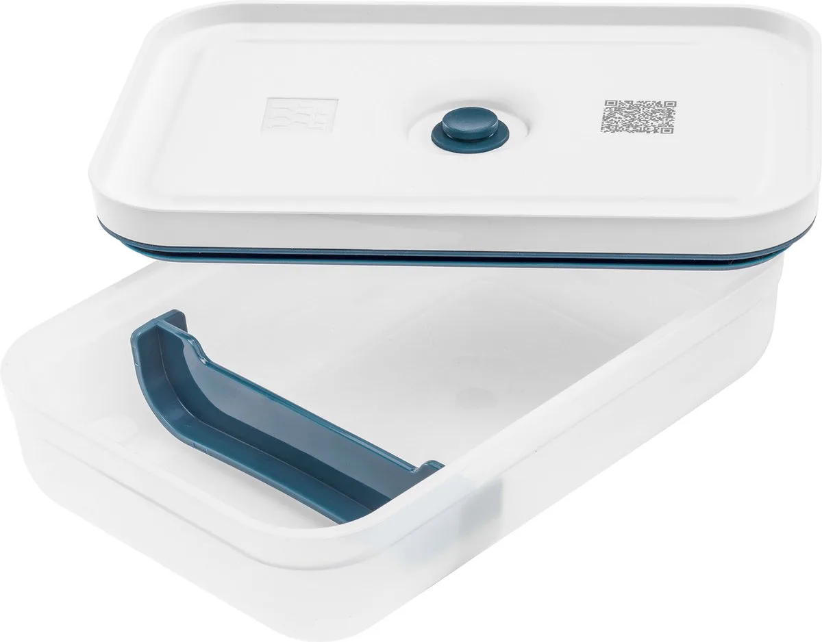 Fresh & Save Vacuüm Lunchbox - Large - La Mer - Semi-transparant - Plastic by Zwilling in Blue – product photo