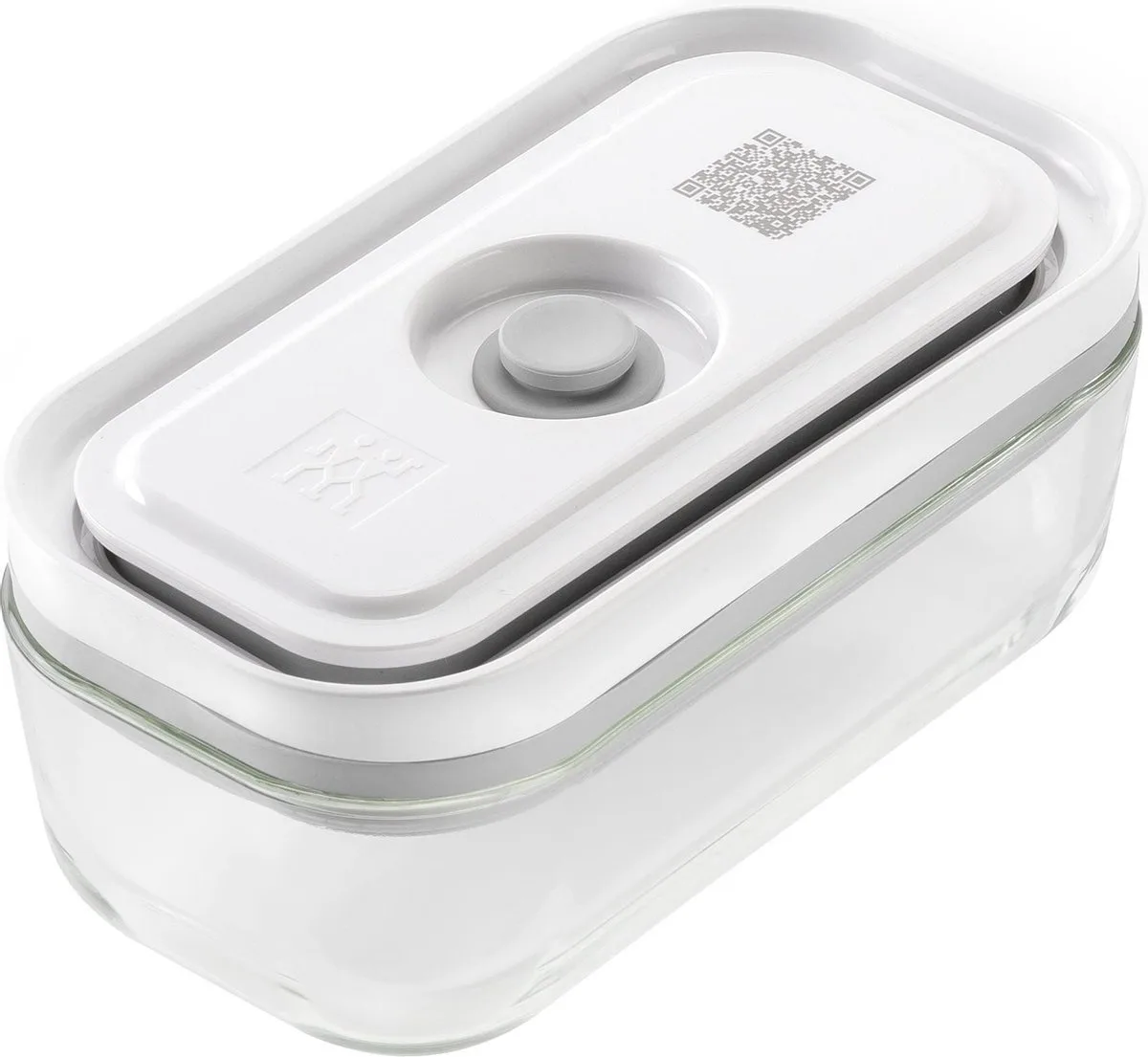Fresh & Save Vacuüm Vershoudbakjes – Opbergdoos – Vacuüm Vershouddoos met Deksel S 200ml – Glas fra Zwilling i Hvid – produktbillede