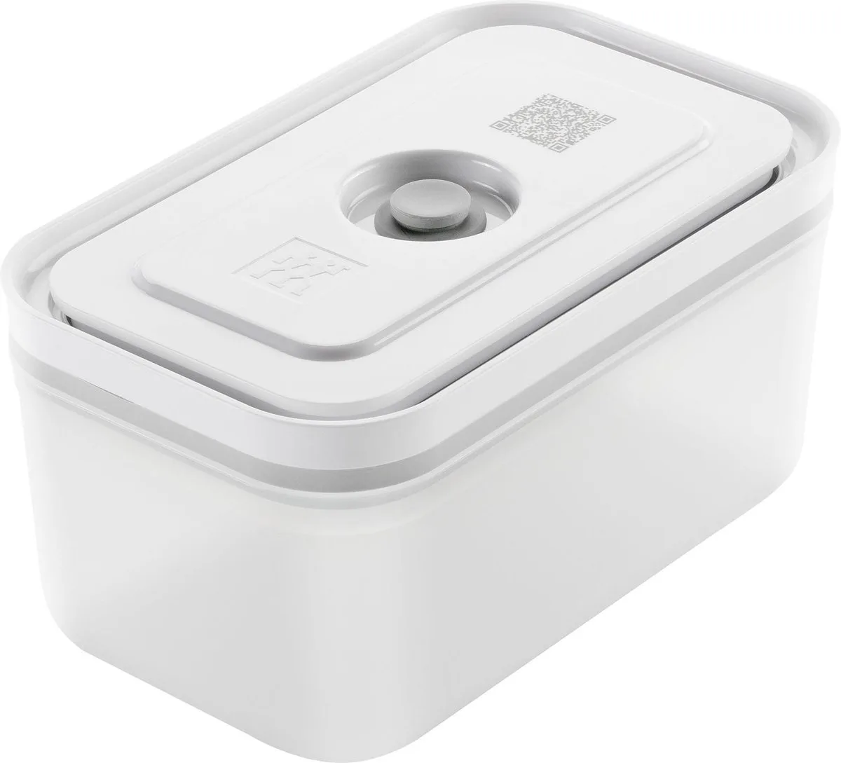 Fresh & Save Vacuüm Vershoudbakjes – Opbergdoos – Vacuüm Vershouddoos met Deksel M 900ml – Kunststof fra Zwilling i Hvid – produktbillede