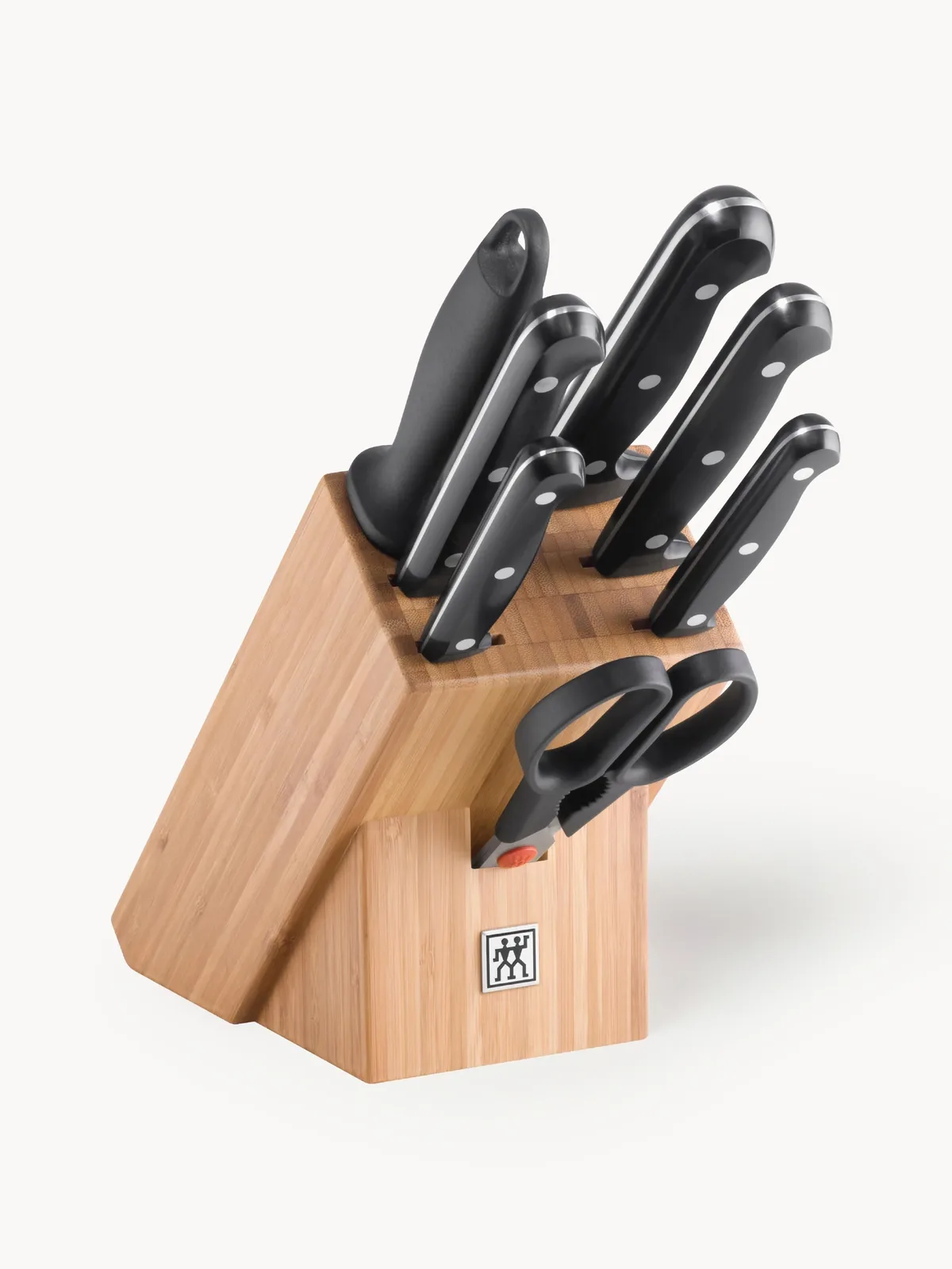 Messenblok Twin Chef uit bamboehout, set van 8 fra Zwilling – produktbillede