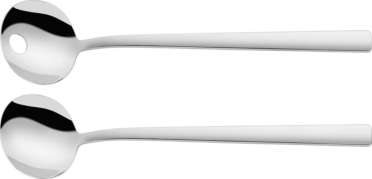 Salatbesteck Dinner (Set, 2-tlg., Salatgabel und Salatlöffel), 18/10 Edelstahl, Rostfrei, Spülmaschinengeeignet, 2-tlg. fra Zwilling i Sølv – produktbillede