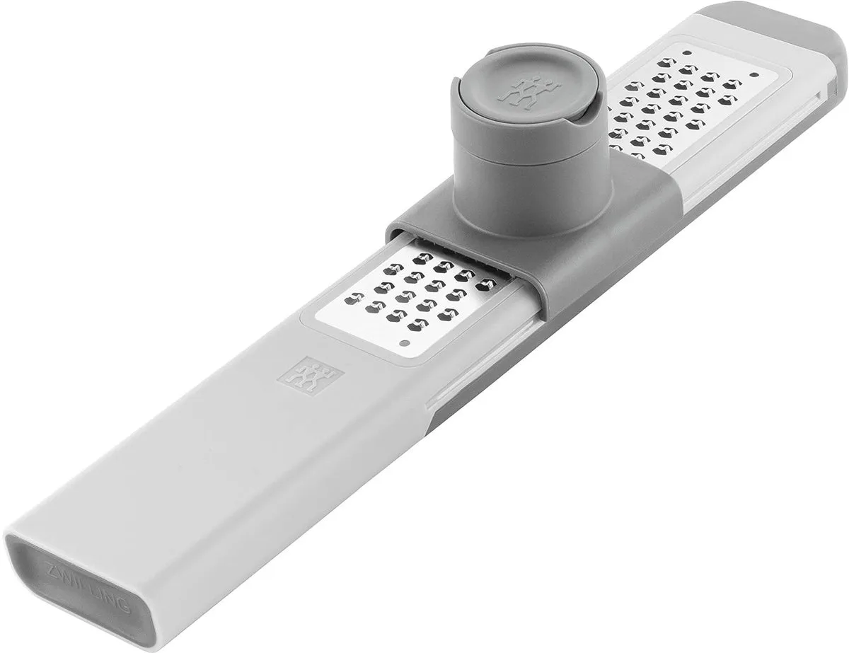 ZWILLING 36610-002-0 handmatige rasp & spiraalsnijder Vlakke rasp fra Zwilling i Grå – produktbillede