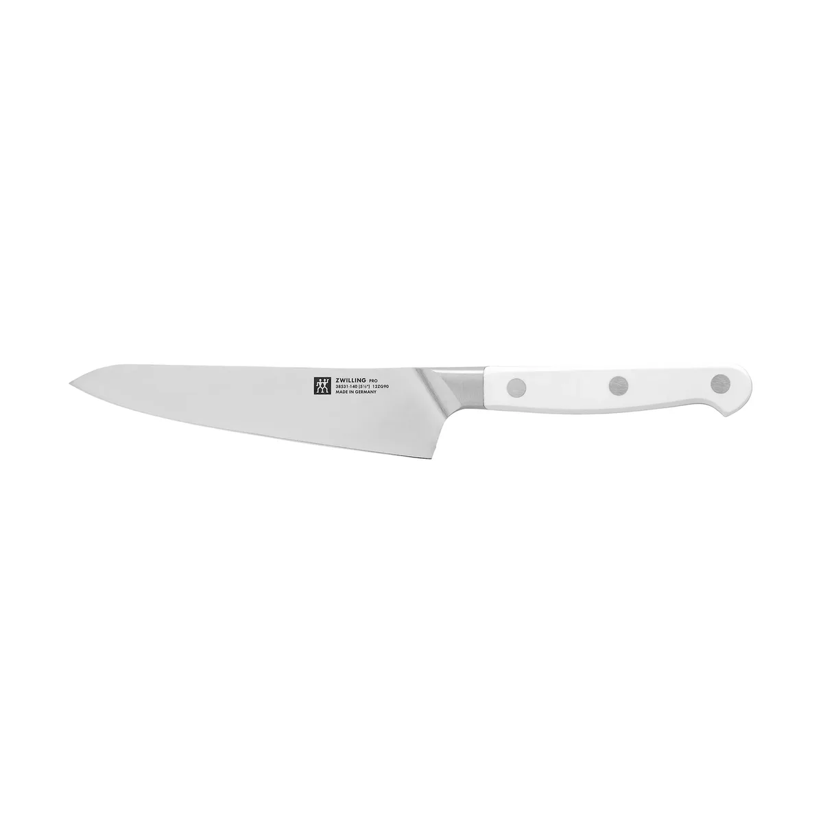 Couteau de chef compact Zwilling Pro Le Blanc 14 cm Blanc-acier inoxydable de Zwilling – photo du produit