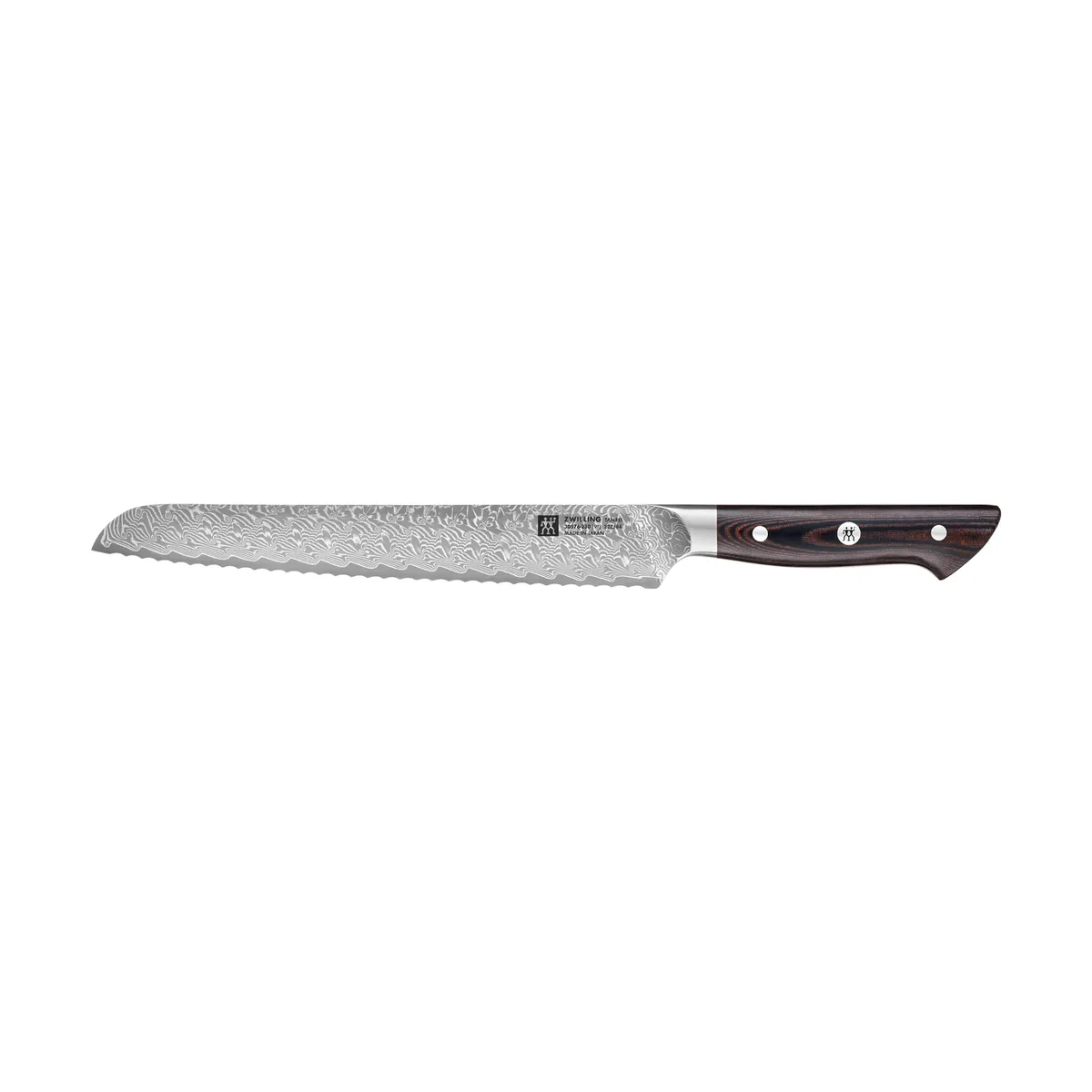Zwilling Tanrei Brotmesser 23 cm Damaskus-schwarz von Zwilling – Produktfoto
